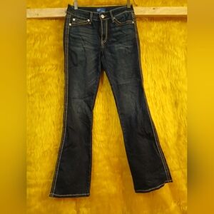 💙  Project Indigo Women’s Bootcut Jeans Size 5 | Dark Wash Stretch Denim